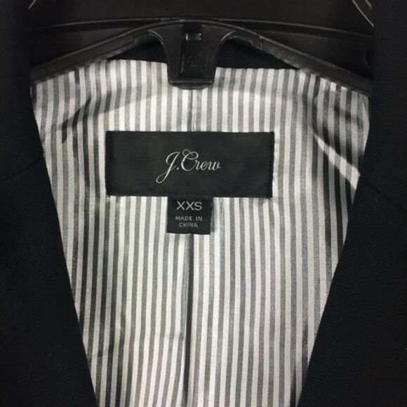 J. Crew Black Schoolboy black Blazer size XXS - Picture 5 of 8